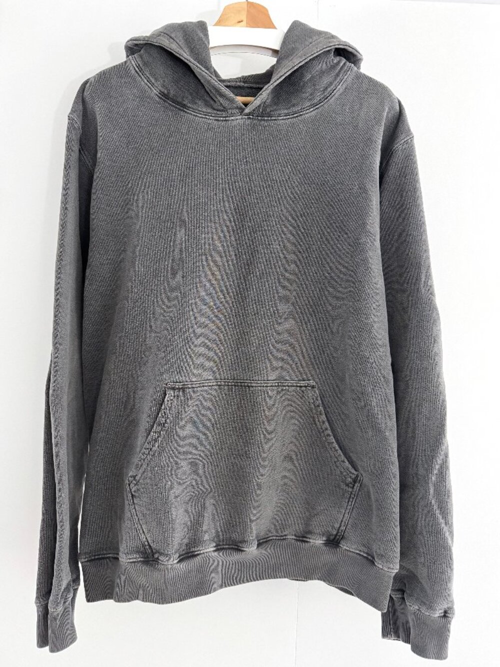 Standard Issue Heavyweight Cotton Garment Dyed Hoody (USA Made, Bungee Cord, XL)